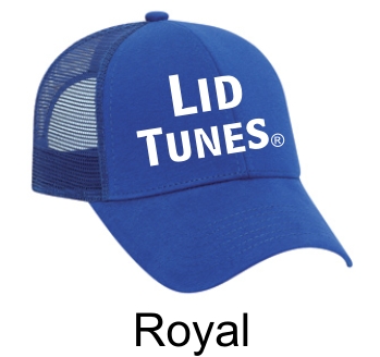 Lid Tunes Mesh Back Royal Cap